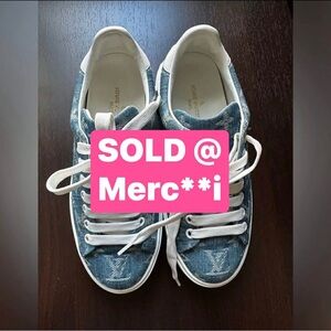 Louis Vuitton Denim Sneakers